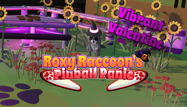 Roxy Raccoon's Pinball Panic - Vibrant Valentine