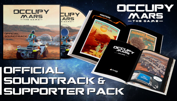 Occupy Mars: Supporter Pack: Official Soundtrack, ArtBook, Comic Book & more