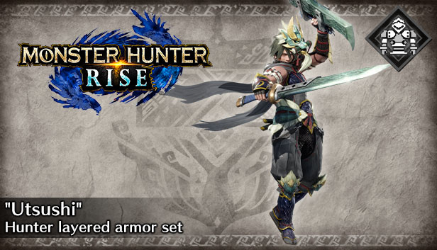 Monster Hunter Rise - Zestaw pancerza warstwowego łowcy „Utsushi”