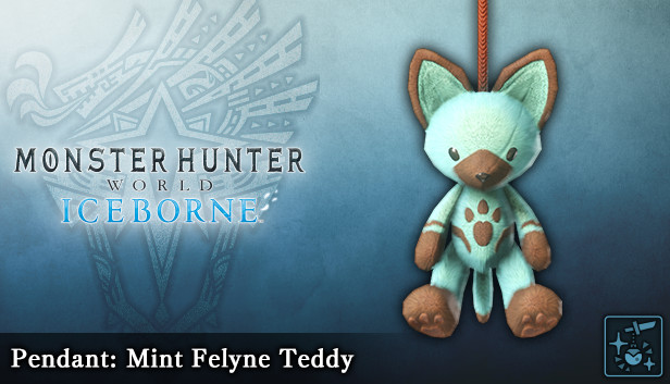 Monster Hunter World: Iceborne - Zdobienie: miętowy pluszowy felin