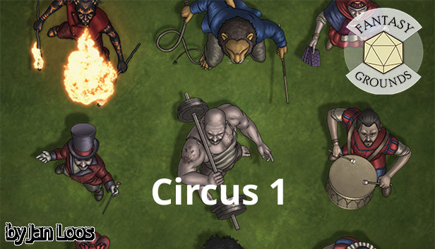 Fantasy Grounds - Jans Token Pack 34 - Circus