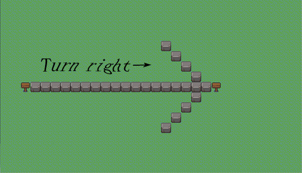 Turn right