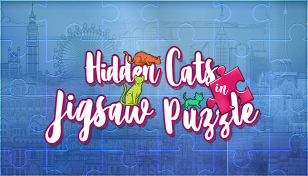 Hidden Cats in Jigsaw Puzzle