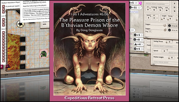 Fantasy Grounds - 1 on 1 Adventures #6.66: The Pleasure Prison (3.5E/PFRPG)