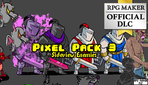 RPG Maker MZ - Pixel Pack 3 Sideview Enemies