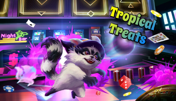 Roxy Raccoon's Pinball Panic - Tropical Treats