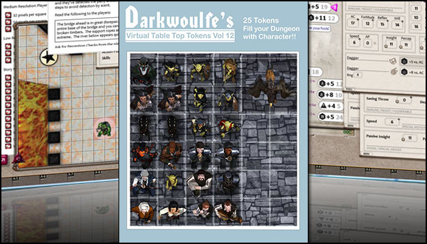 Fantasy Grounds - Darkwoulfe's Token Pack Volume 12