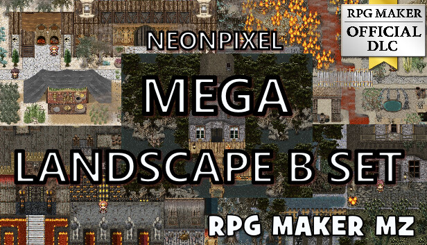 RPG Maker MZ - NEONPIXEL - Mega Landscape B set