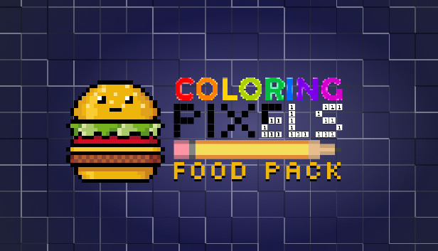 Coloring Pixels - Food Pack