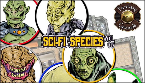 Fantasy Grounds - Sci-fi Species, Volume 7 (Token Pack)