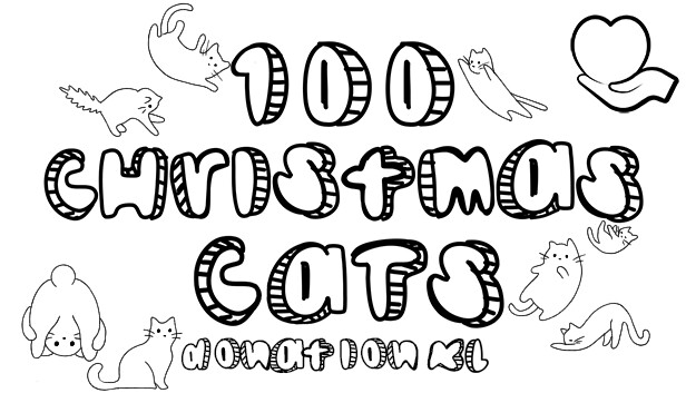 100 Christmas Cats - Donation XL