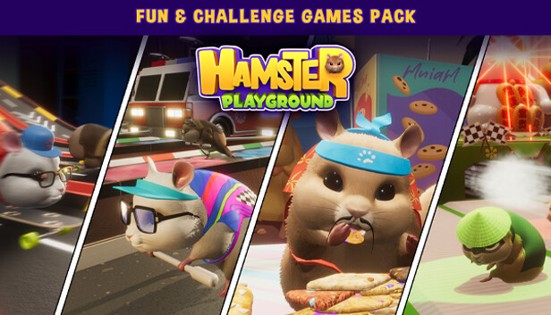 Hamster Playground - Fun & Challenge Games Pack