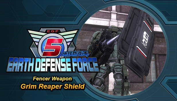 EARTH DEFENSE FORCE 5 - Fencer Weapon: Grim Reaper Shield