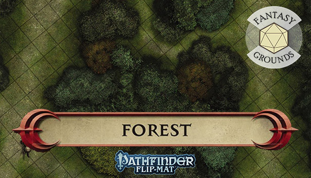 Fantasy Grounds - Pathfinder RPG - Pathfinder Flip-Map - Classic Forest