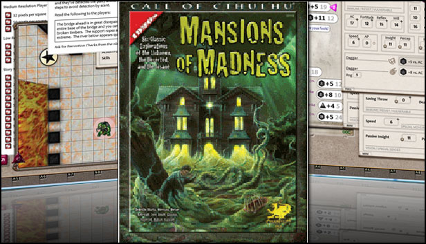 Fantasy Grounds - Call of Cthulhu: Crack'd and Cook'd Manse (CoC)