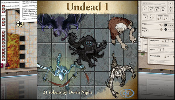 Fantasy Grounds - Undead 1 (Token Pack)