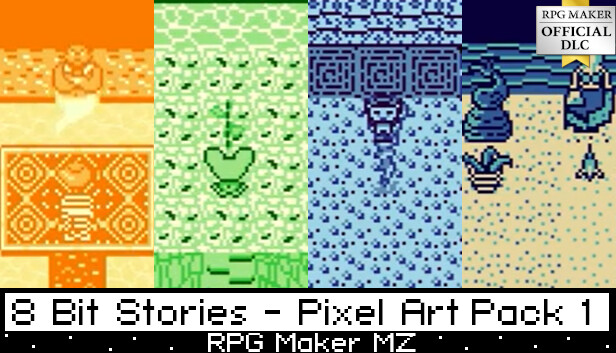 RPG Maker MZ - 8 Bit Stories - Pixel Art Pack 1