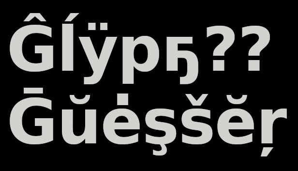 Glyph Guesser