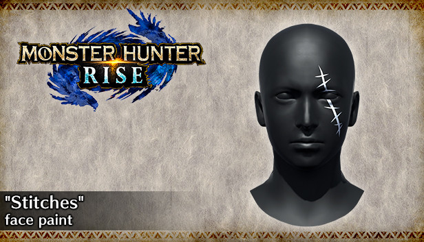 MONSTER HUNTER RISE - Farba do twarzy „Szwy”