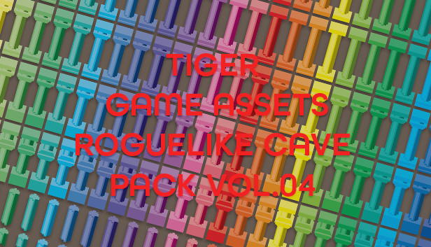 TIGER GAME ASSETS ROGUELIKE CAVE PACK VOL.04
