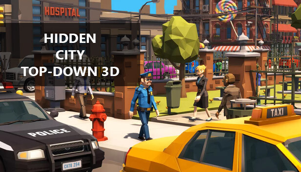 Hidden City Top-Down 3D