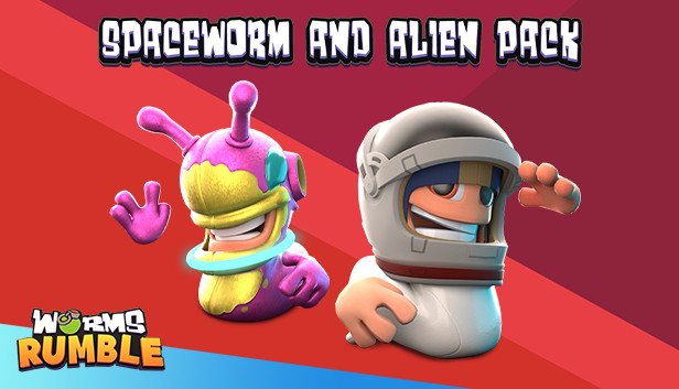 Worms Rumble - Spaceworm and Alien Double Pack