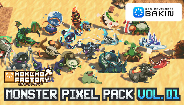 RPG Developer Bakin Mokemo Factory MONSTER PIXEL PACK Vol.1
