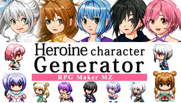 RPG Maker MZ - Heroine Character Generator for MZ