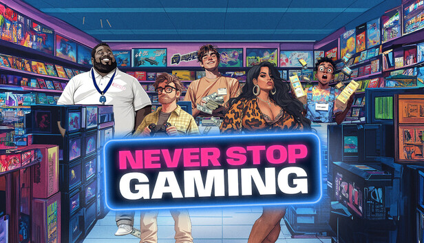 Never Stop Gaming - An EPIC Video Game Store Simulation