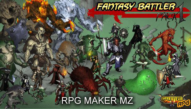 RPG Maker MZ - Fantasy Battler Pack 1