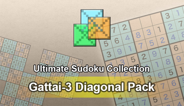 Ultimate Sudoku Collection - Gattai-3 Diagonal Pack