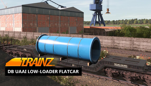 Trainz Plus DLC - DB Uaai Low-Loader Flatcar