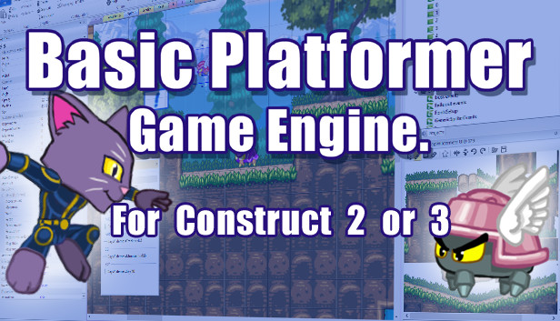 Basic Platformer Game Engine For Construct 2 and 3