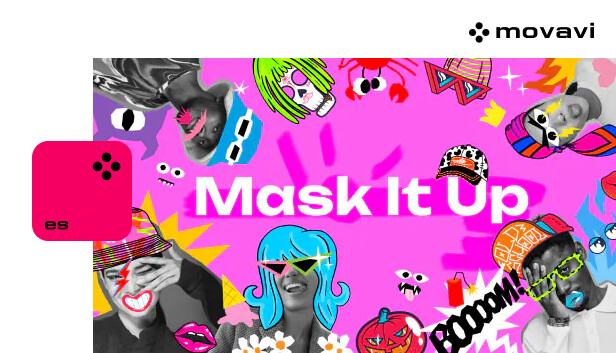 Movavi Video Editor 2024 -Mask It Up Pack
