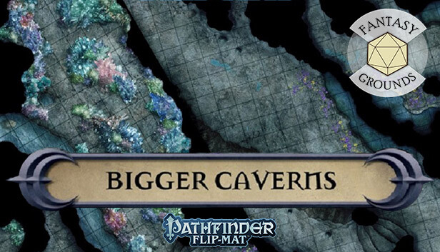 Fantasy Grounds - Pathfinder RPG - Pathfinder Flip-Mat - Bigger Caverns