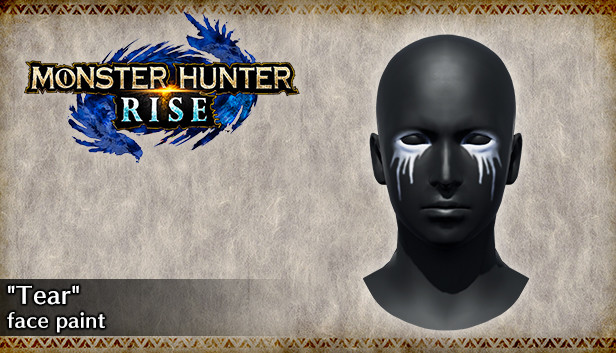 MONSTER HUNTER RISE - Farba do twarzy „Łza”