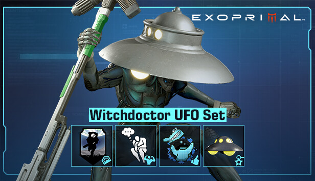 Exoprimal - Zestaw UFO dla egzopancerza Witchdoctor