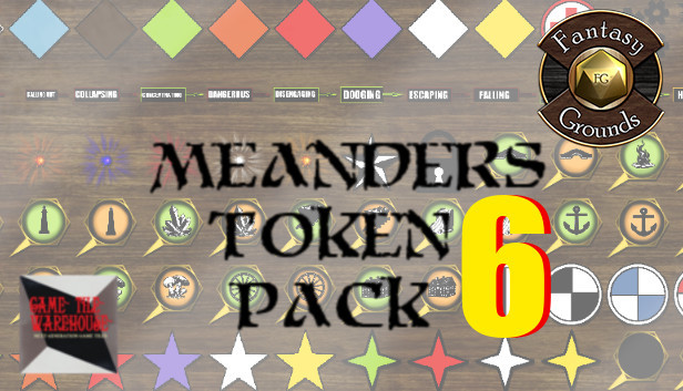 Fantasy Grounds - Meanders Token Pack 6 (Token Pack)