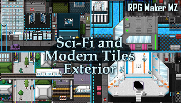 RPG Maker MZ - Sci-Fi and Modern Tileset - Exterior