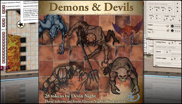 Fantasy Grounds - Demons and Devils (Token Pack)