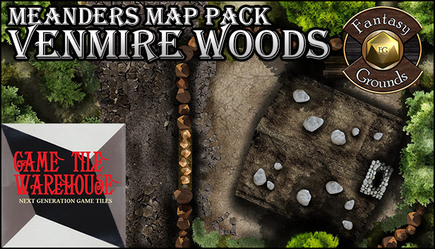 Fantasy Grounds - Meanders Map Pack: Venmire Woods (Map Pack)