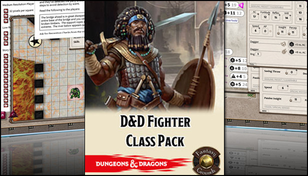 Fantasy Grounds - D&D Fighter Class Pack
