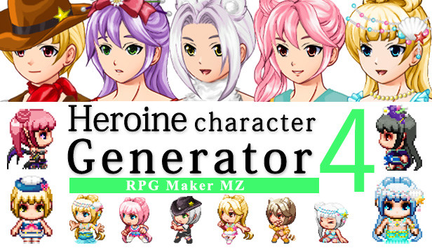RPG Maker MZ - Heroine Character Generator 4 for MZ