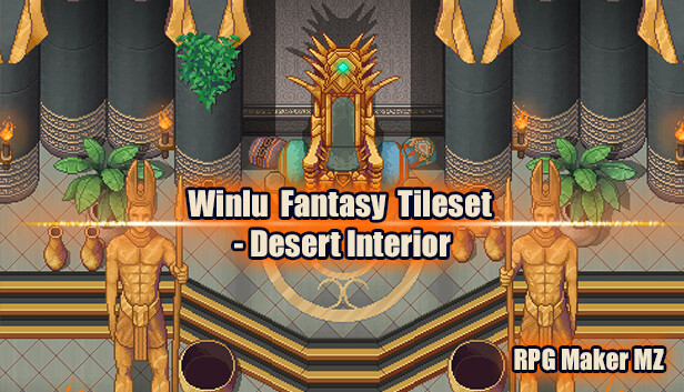 RPG Maker MZ - Winlu Fantasy Tileset - Desert Interior