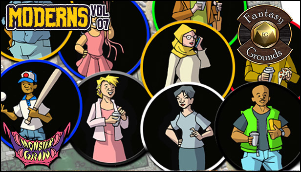 Fantasy Grounds - Moderns, Volume 7 (Token Pack)