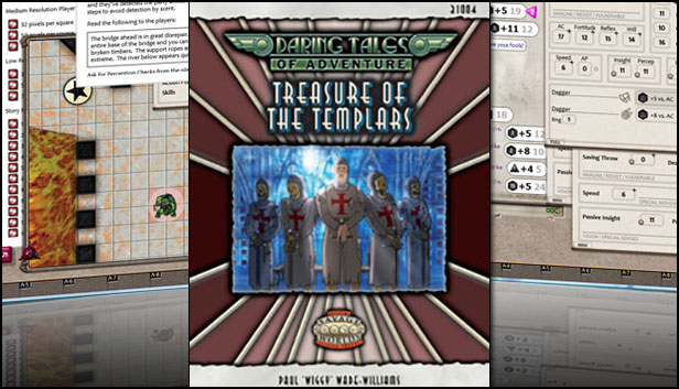 Fantasy Grounds - Daring Tales of Adventure 03: Treasure of the Templars (Savage Worlds)