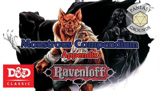 Fantasy Grounds - D&D Classics: MC10 Monstrous Compendium Ravenloft Appendix (2E)