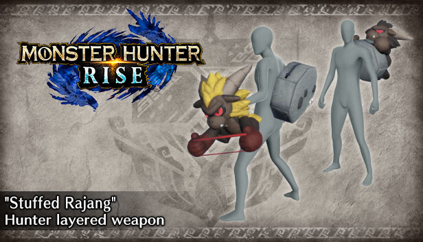 Monster Hunter Rise - Broń warstwowa łowcy „Wypchany Rajang” (łuk)