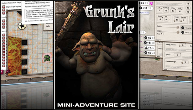 Fantasy Grounds - Compass Point 04 - Grunk's Lair (3.5E)