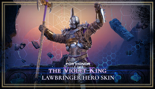 The Violet King - Lawbringer Hero Skin - FOR HONOR